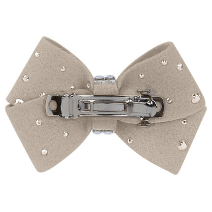 Nouveau Bow Hair Bow with Silver Stardust