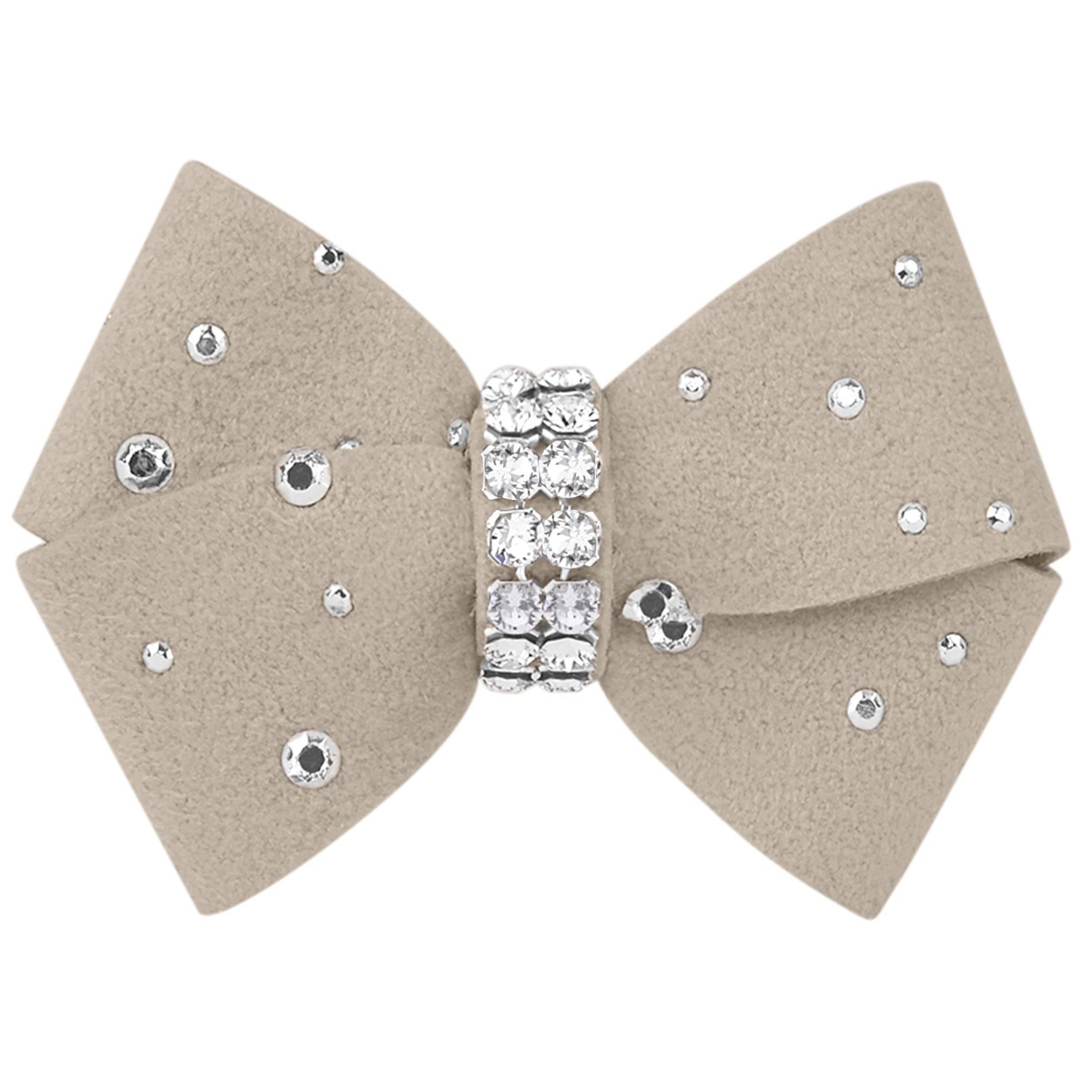 Nouveau Bow Hair Bow with Silver Stardust Doe