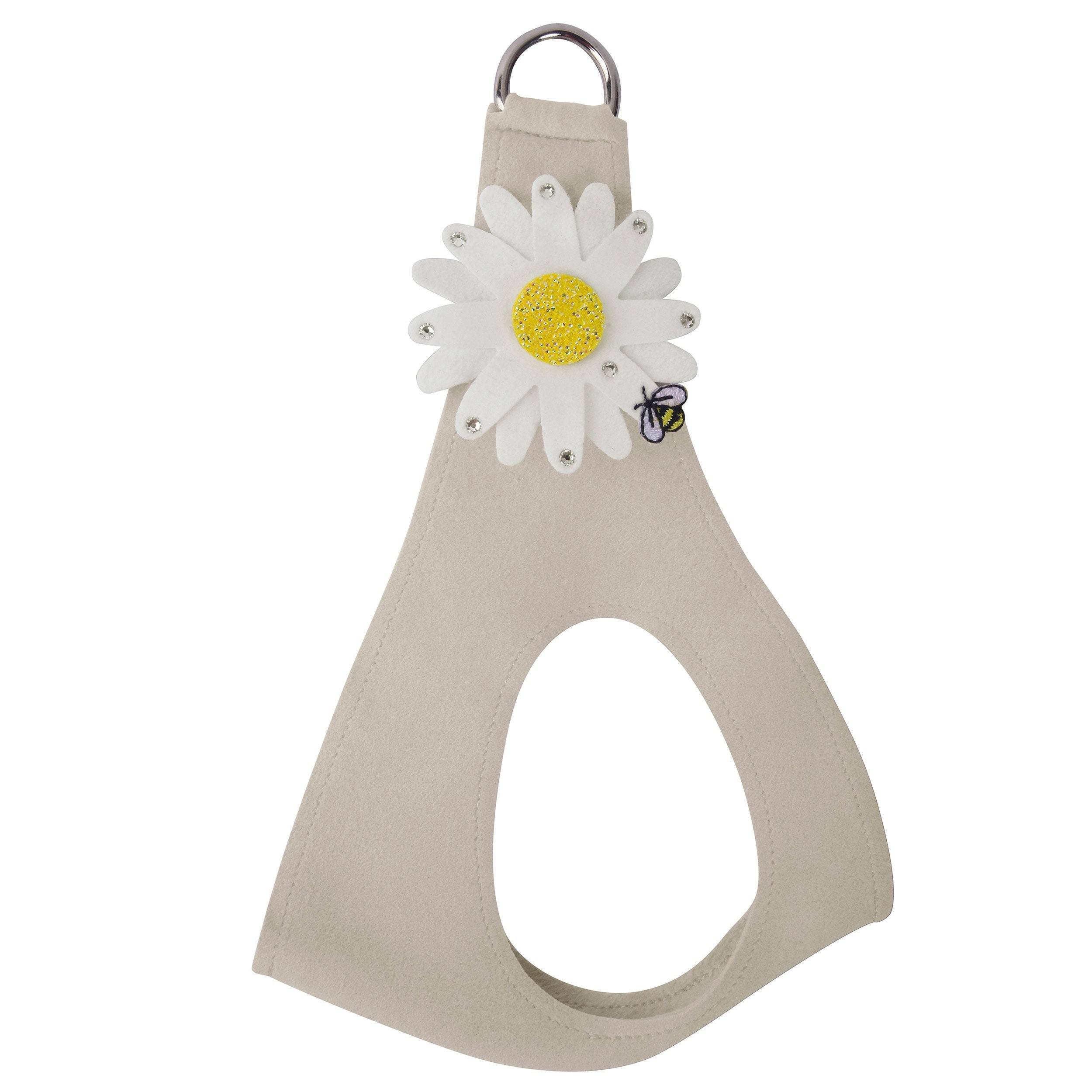 Large Daisy with AB Crystal Stellar Center Step In Harness-Classic Neutrals Doe