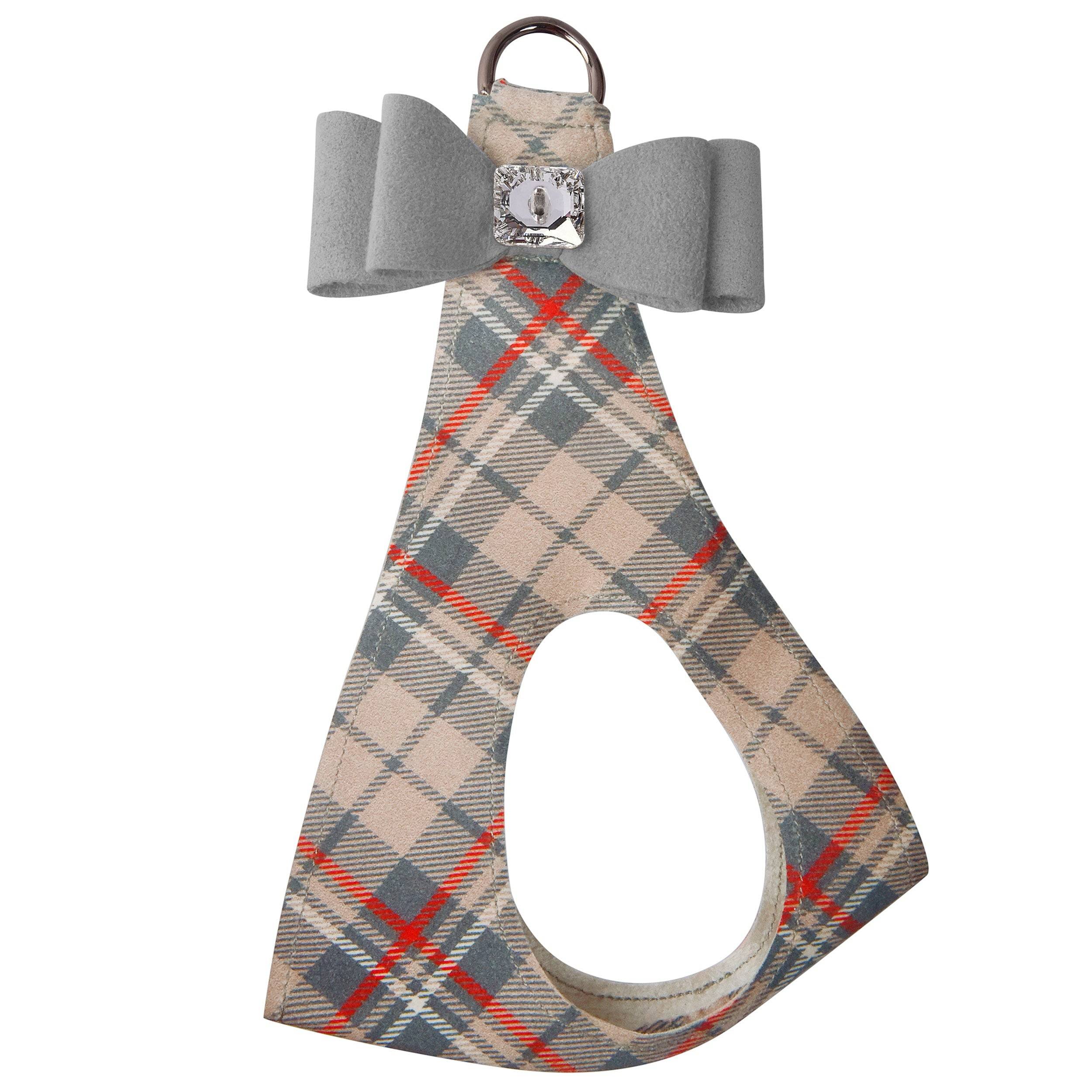 Scotty Plaid Platinum Big Bow Step In Harness Doe Plaid