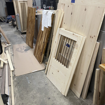 Dog Crate Furniture | Sliding Barn Doors