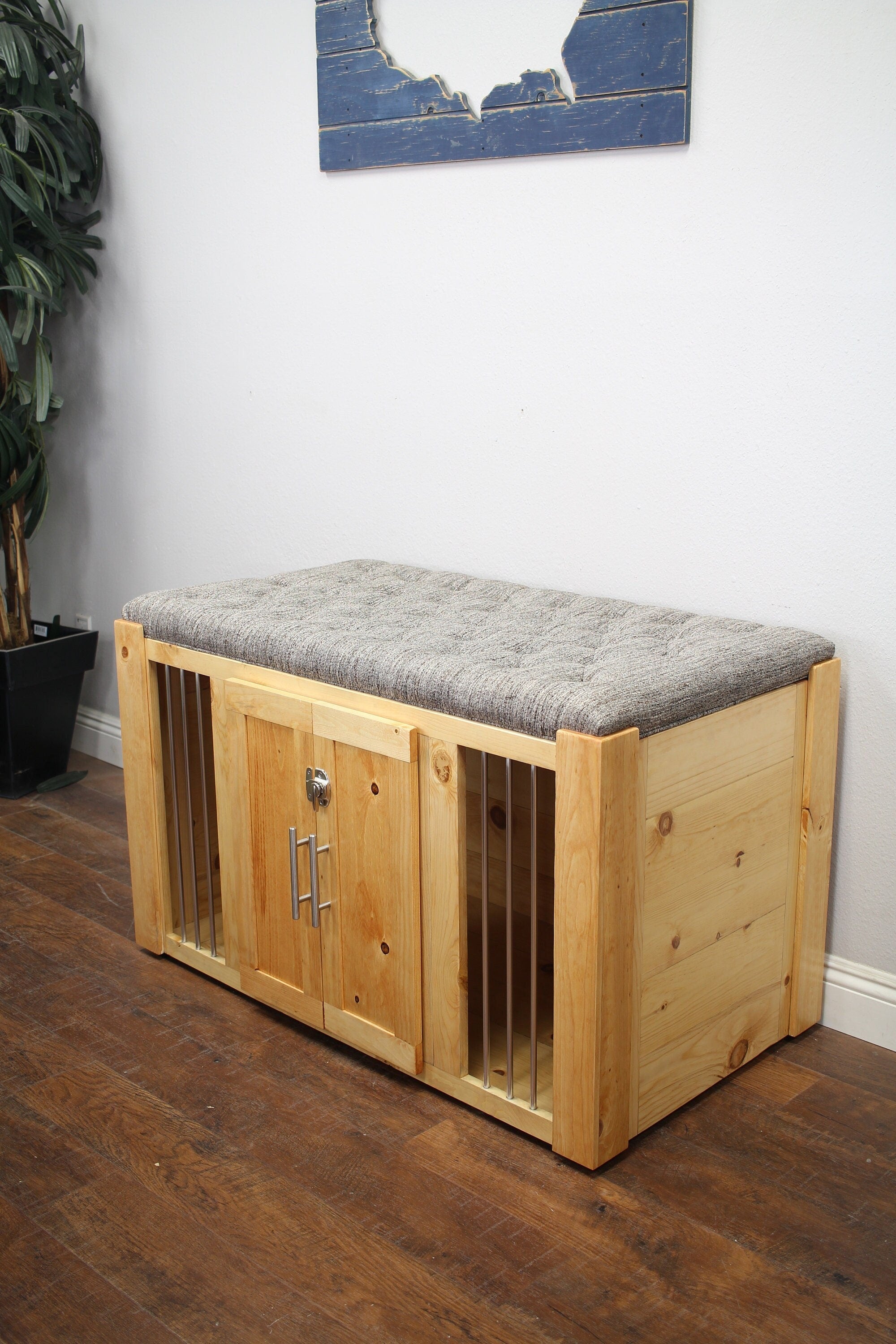 Dog Crate Ottoman Kennel HT Animal Supply