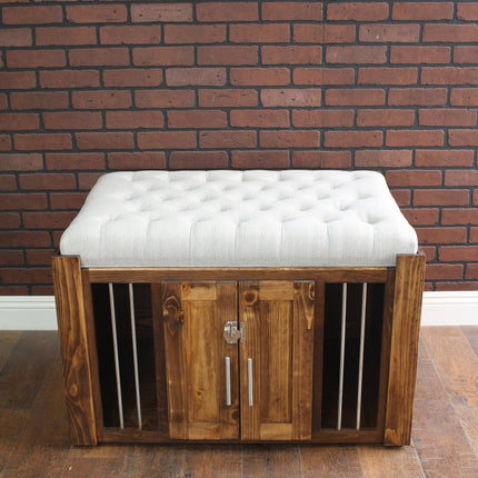 Dog Crate Ottoman Kennel