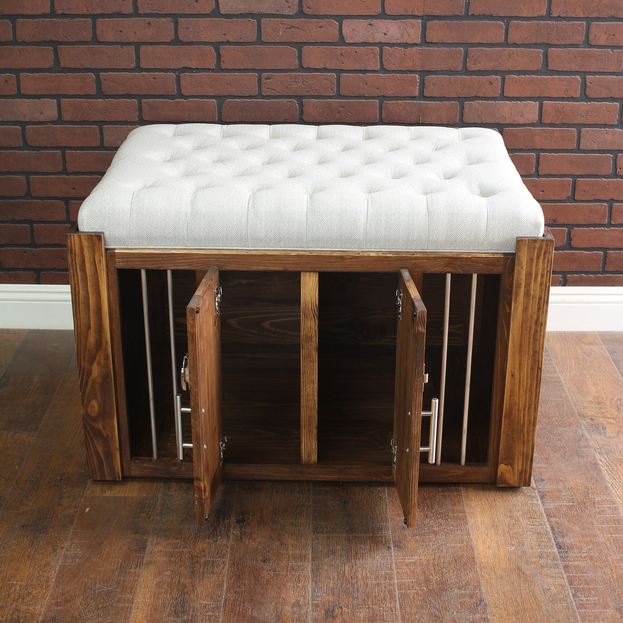 Dog Crate Ottoman Kennel HT Animal Supply