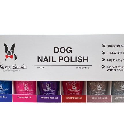 Dog Nail Polish - Polish Bottles with Brush