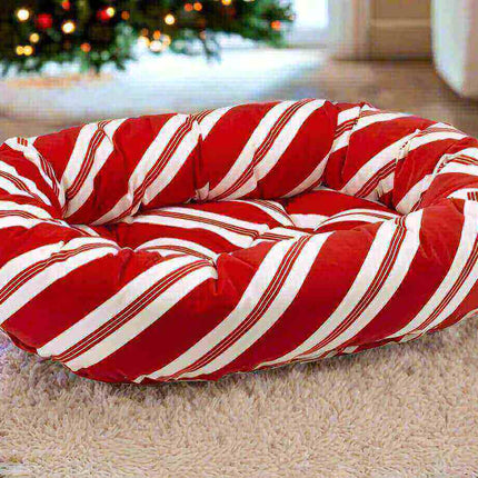 Donut Bed Sale-Peppermint Stripe