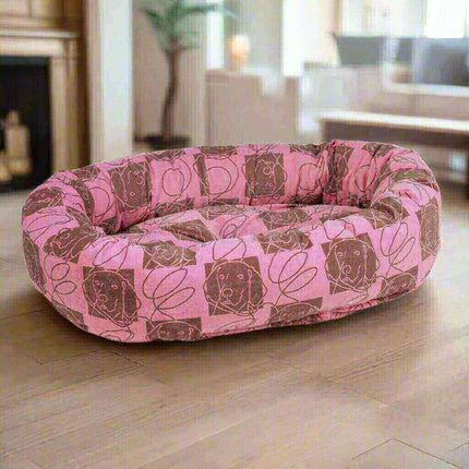 Donut Bed Sale-Peppermint Stripe