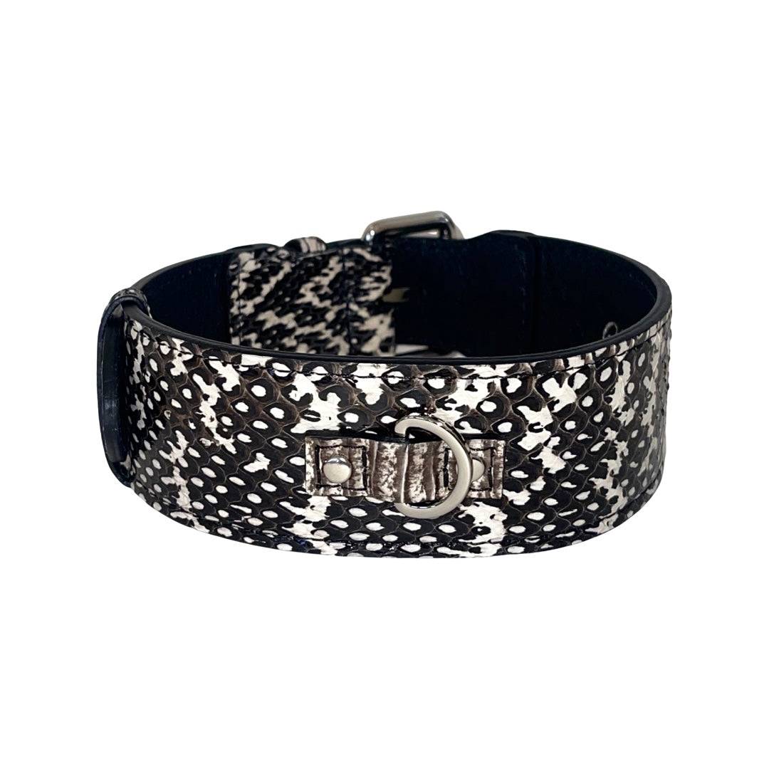 Black & White Classic Snake Collar