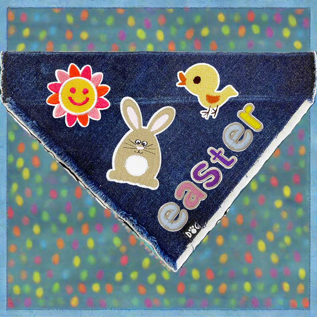 Easter Denim Bandana