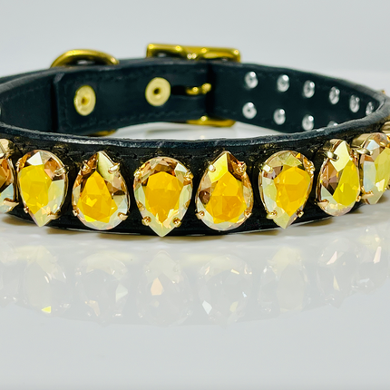 Easy Liz Dog Collar Metallic Sunshine