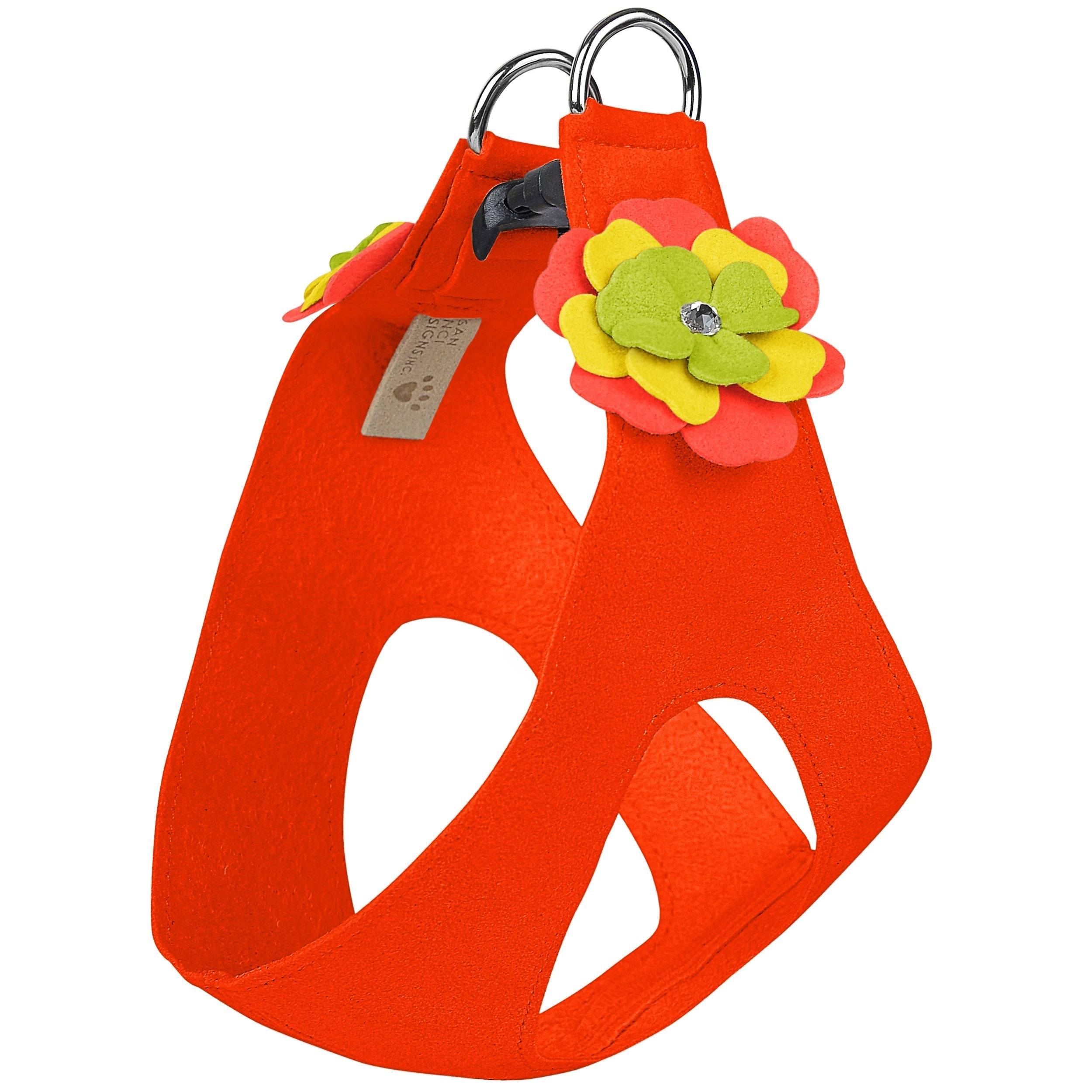 Citrus Flower Step In Harness Electric Orange