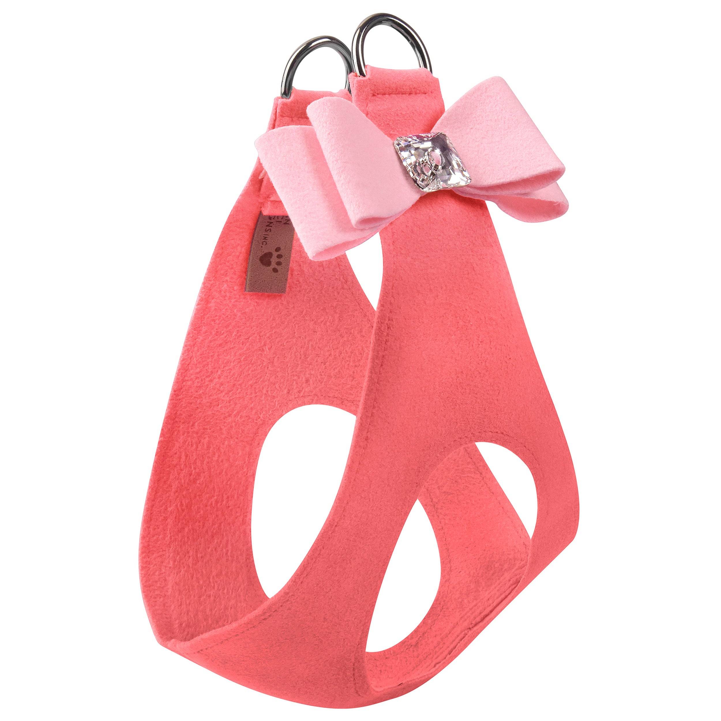 Puppy Pink Big Bow Step In Harness