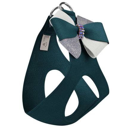 Game Day Glam Emerald Pinwheel Bow Step In Harness