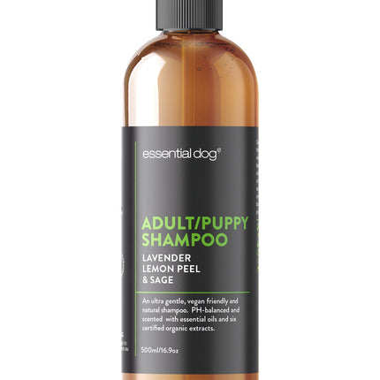 Puppy Shampoo: Lavender, Lemon Peel and Clary Sage (Adults & Puppies) 500ml