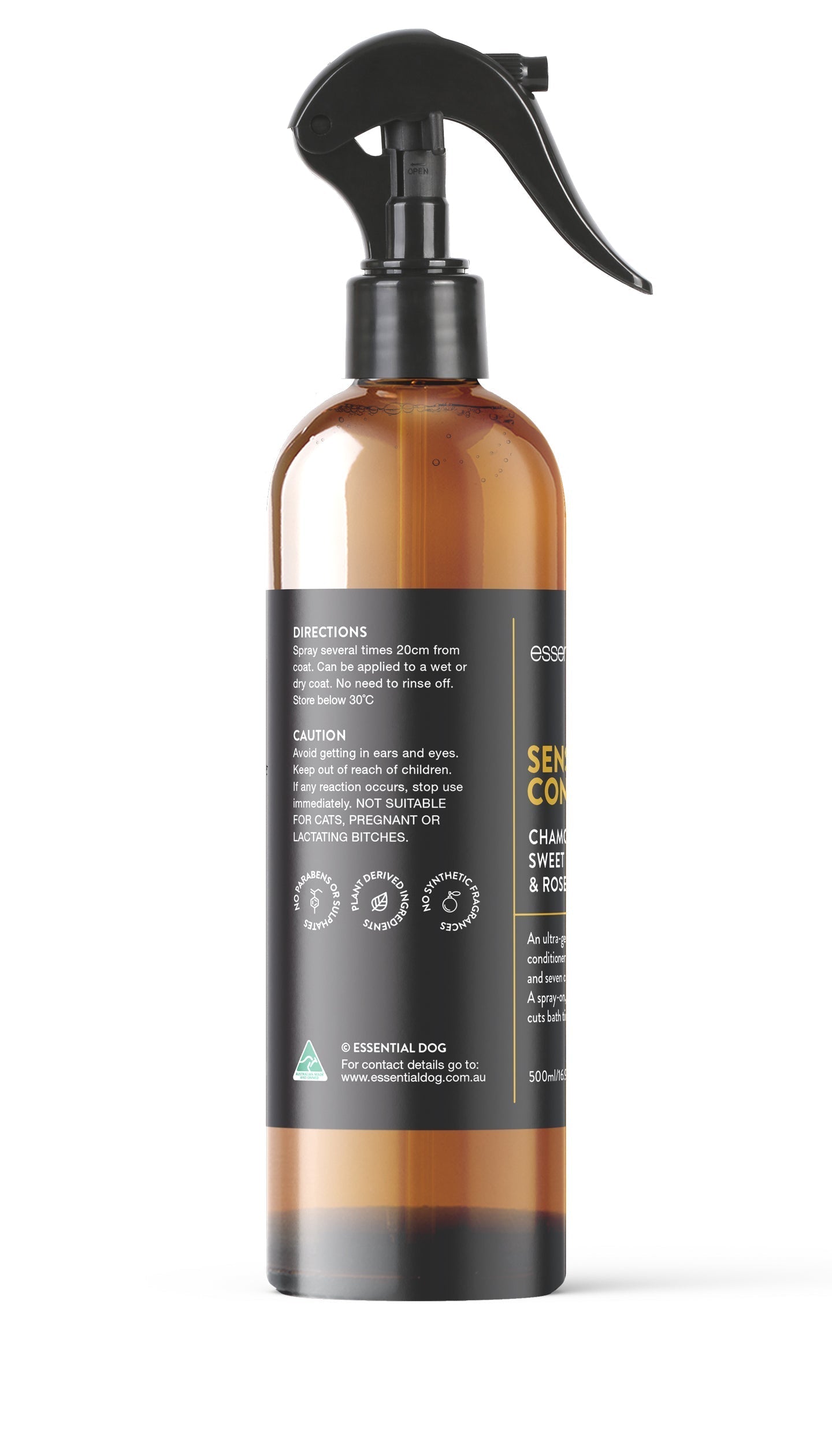 Essential Dog Sensitive Conditioner (Chamomile, Sweet Orange & Rosewood) 250ml