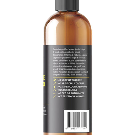 Sensitive Dog Shampoo: Chamomile, Sweet Orange & Rosewood 250ml