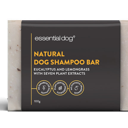 Solid Dog Shampoo Bar: Neem Seed, Lemongrass and Eucalyptus