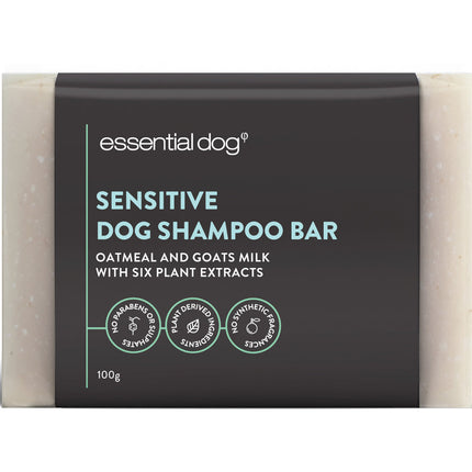 Solid Dog Shampoo Bar (Sensitive): Oatmeal, Lavender & Geranium