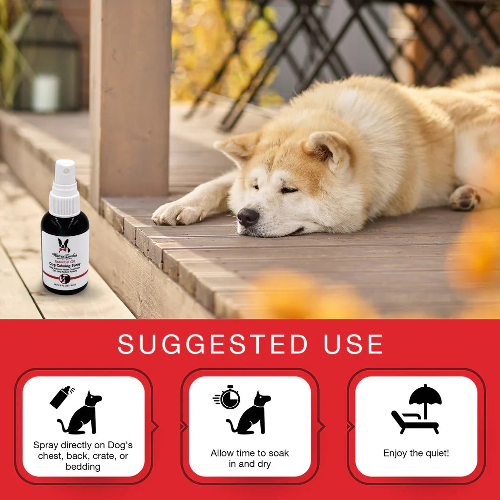 Essential Oil Dog Calming Spray by Warren London