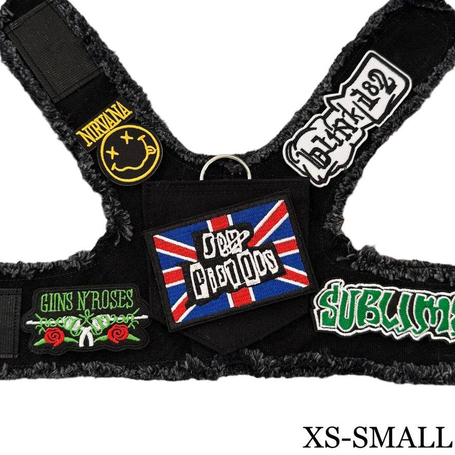 S*x Pistols Harness Black Denim