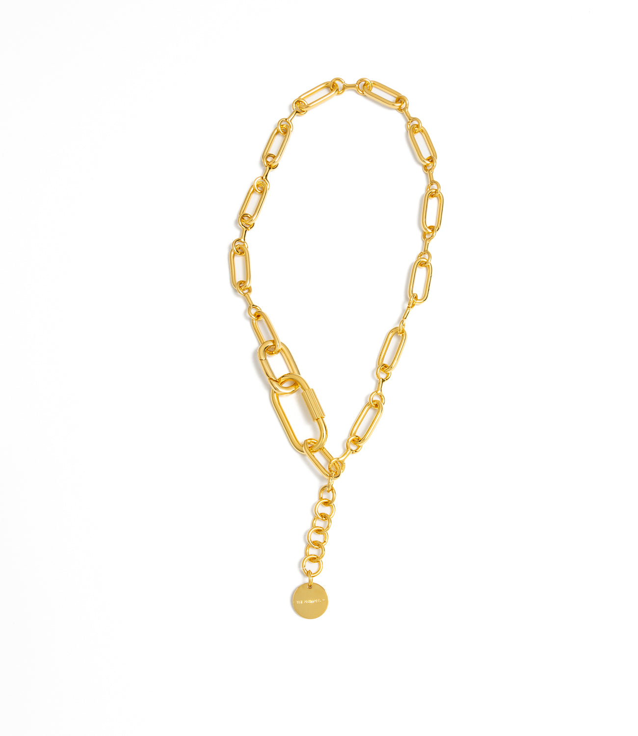 Fancy Chain Necklace Medium Gold