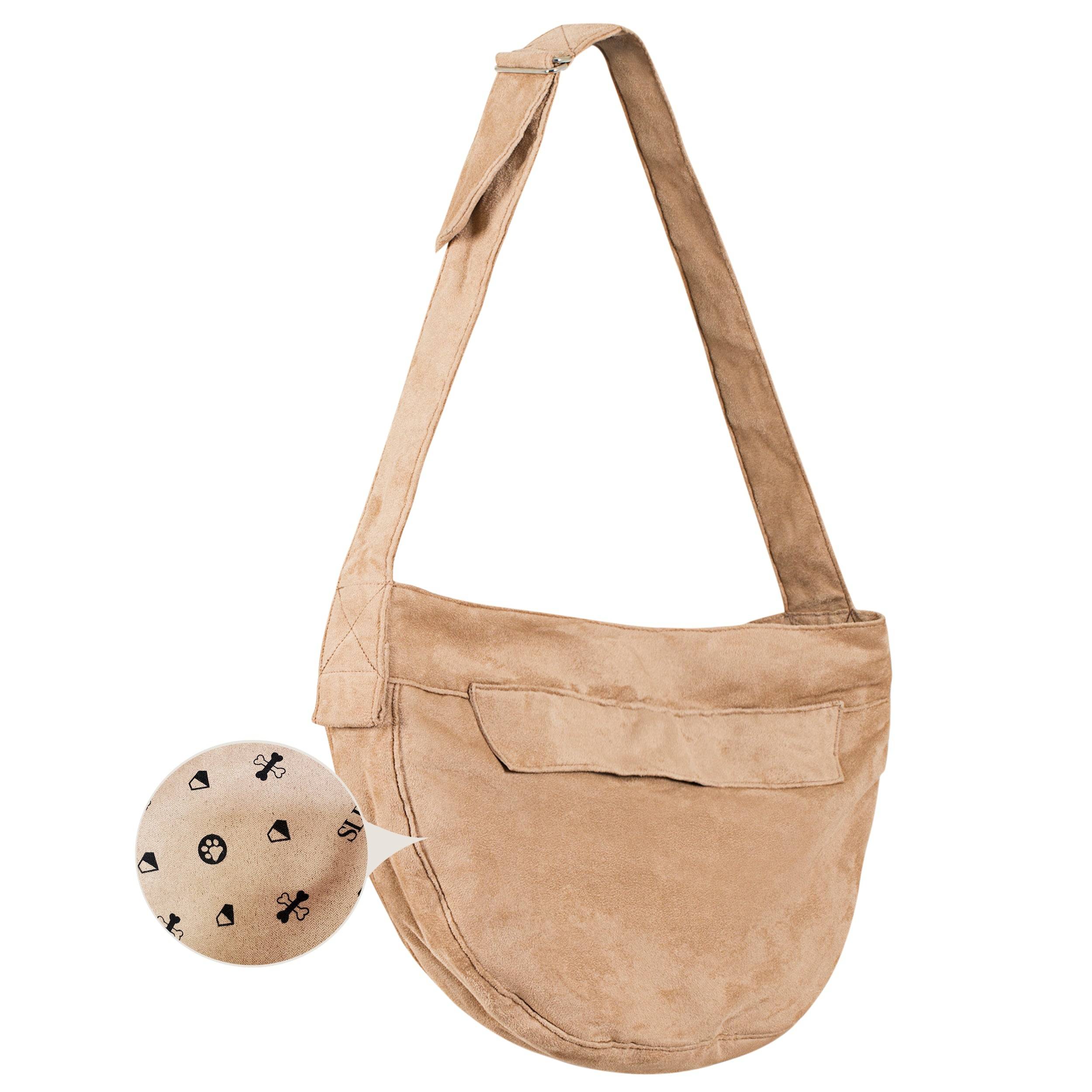 Fawn Cuddle Carrier with Summer Print Liner 1 Fawn Summer Liner