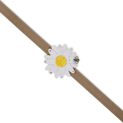 Large Daisy with AB Crystal Stellar Center Leash