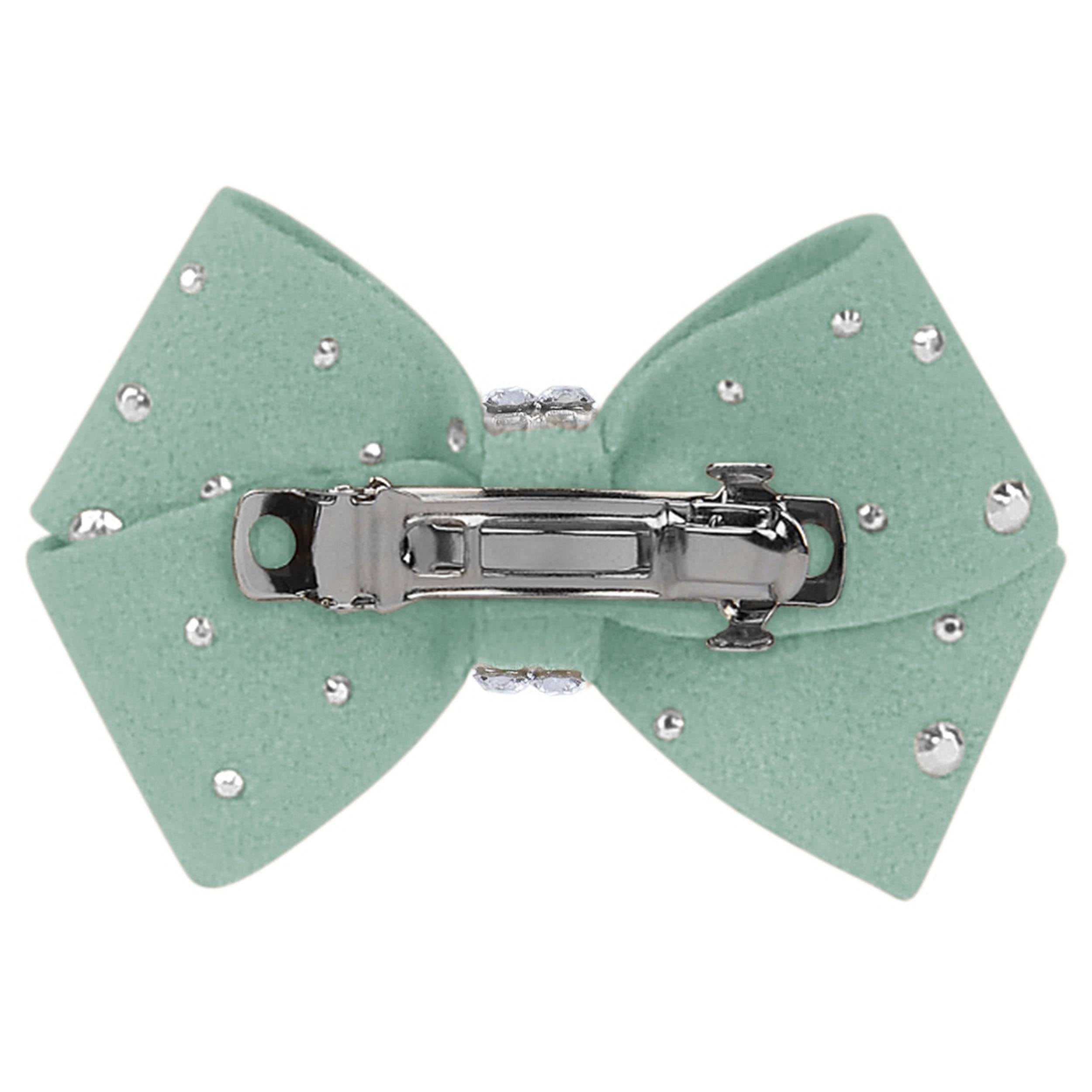 Nouveau Bow Hair Bow with Silver Stardust Fawn