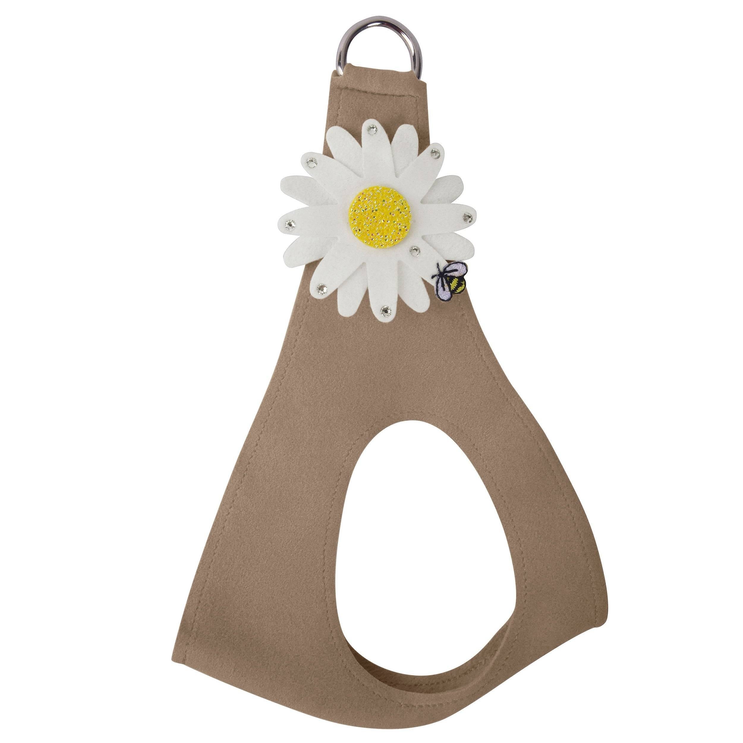 Large Daisy with AB Crystal Stellar Center Step In Harness-Classic Neutrals Fawn