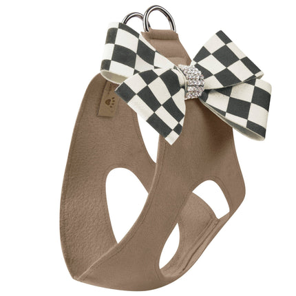 Windsor Check Nouveau Bow Step In Harness- Classic Neutrals