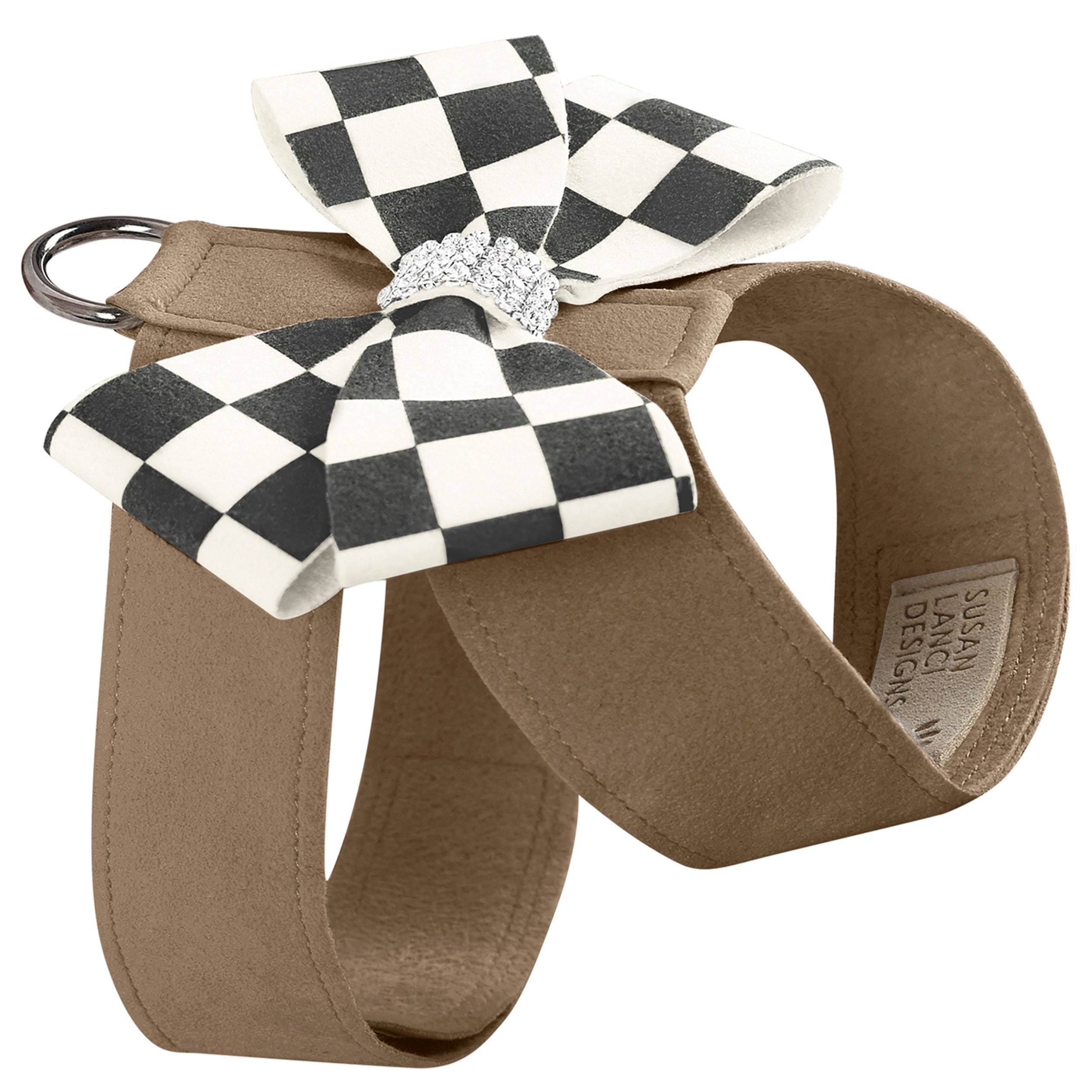 Windsor Check Nouveau Bow Tinkie Harness Fawn