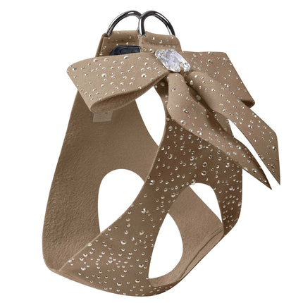 Silver Stardust Tail Bow Step In Harness-Classic Neutrals