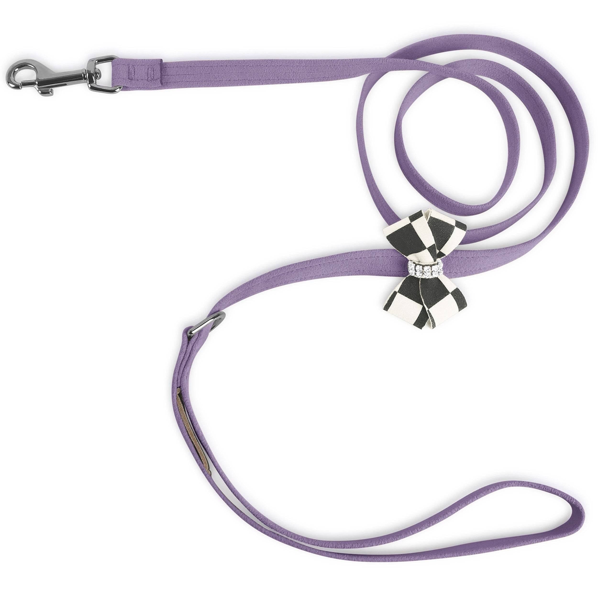 Windsor Check Nouveau Bow Leash French Lavender