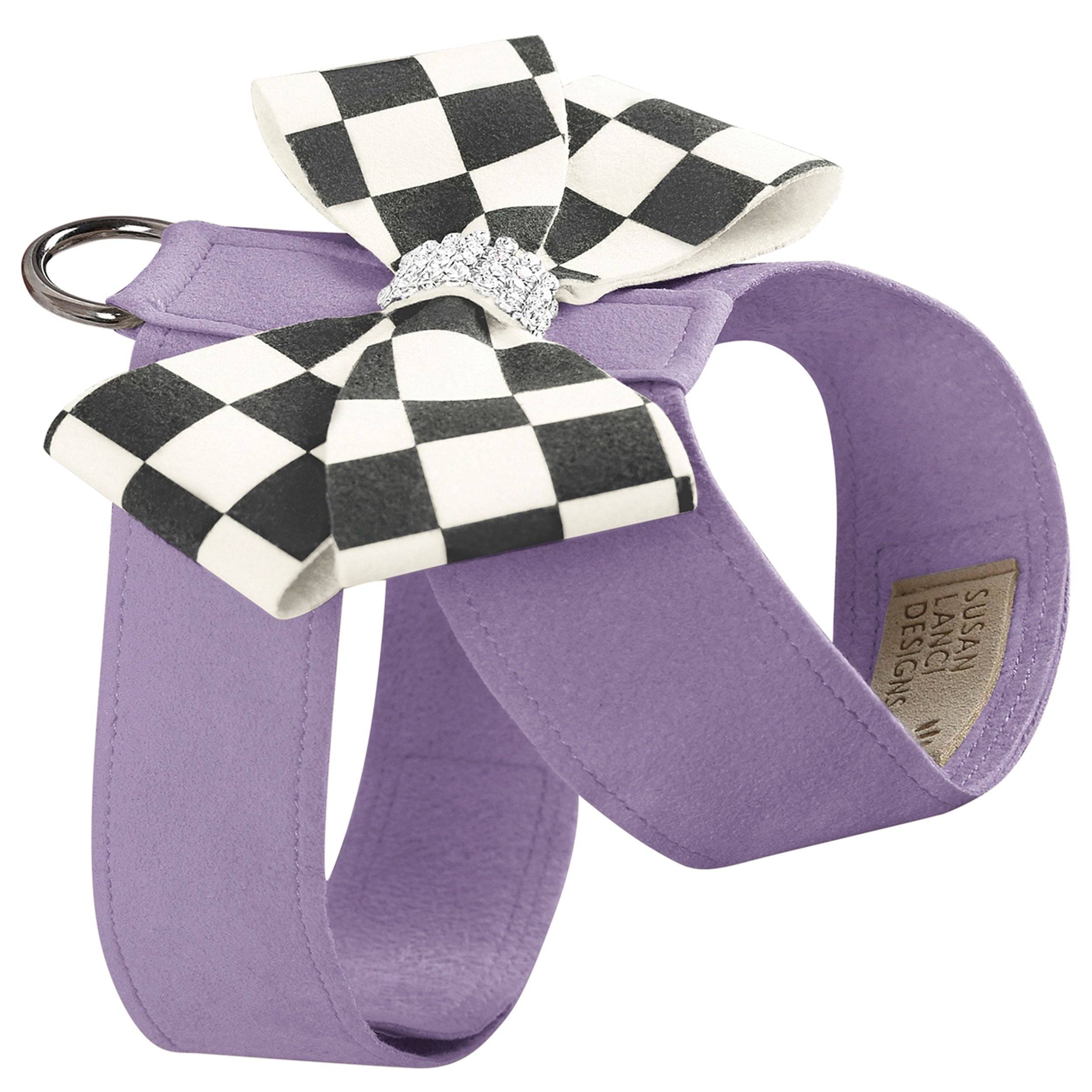 Windsor Check Nouveau Bow Tinkie Harness French Lavender