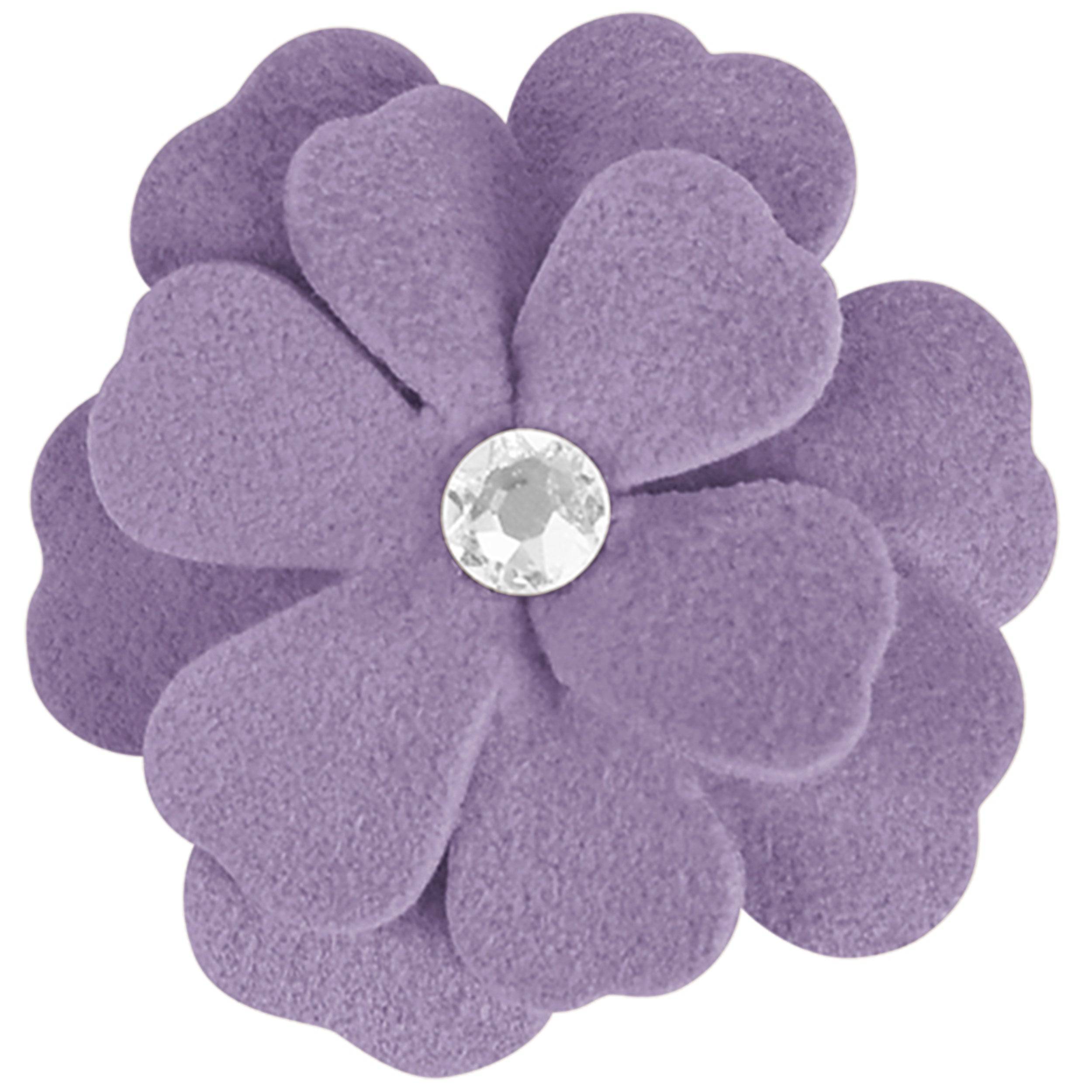 2 Layer Tinkie's Garden Flower Hair Bow 1 French Lavender