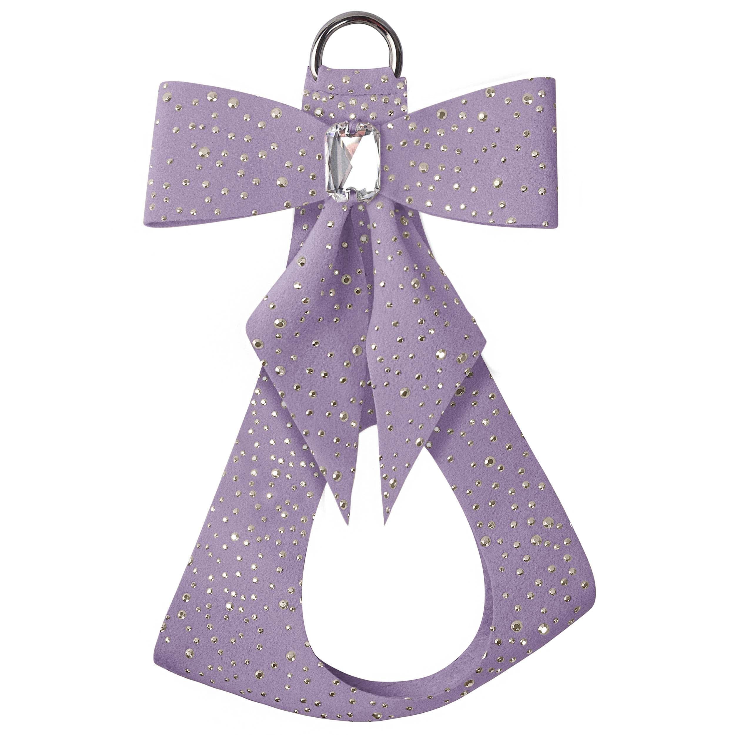 Silver Stardust Tail Bow Step In Harness-Pretty Pastels French Lavender