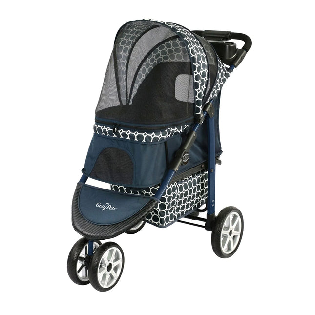 Gen7Pets Monaco Dress Blue Pet Stroller