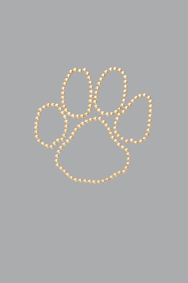 Paw (Gold Nailheads) - Women's T-shirt