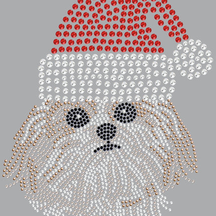 Shih Tzu with Santa Hat - Women's T-shirt