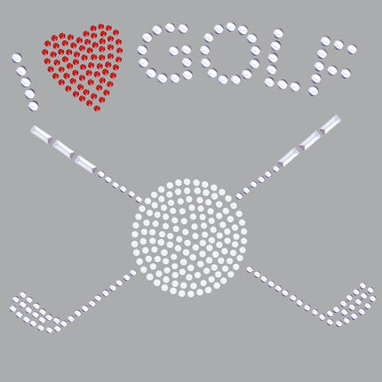 I Love Golf (Small) - Women's Tee