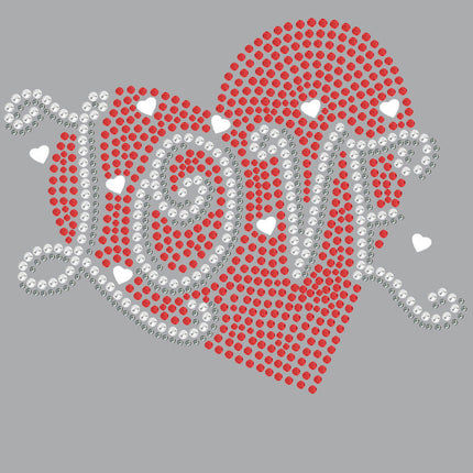 Love Red Heart - Women's T-shirt