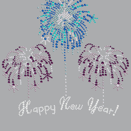 Happy New Year Fireworks - Women's T-shirt