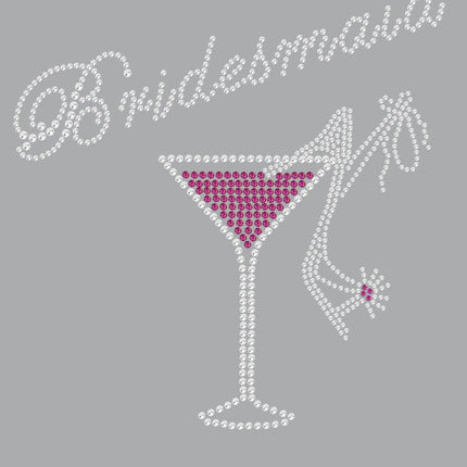 Bridesmaid with Drink & High Heel Shoe - Women's T-shirt