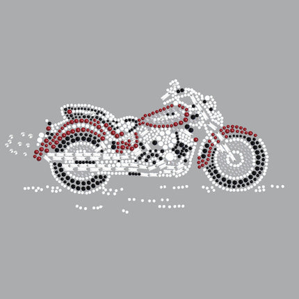 Motorcycle - Large Red & Black - Women's T-shirt