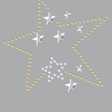 Gold & Silver Stars - Bandanna