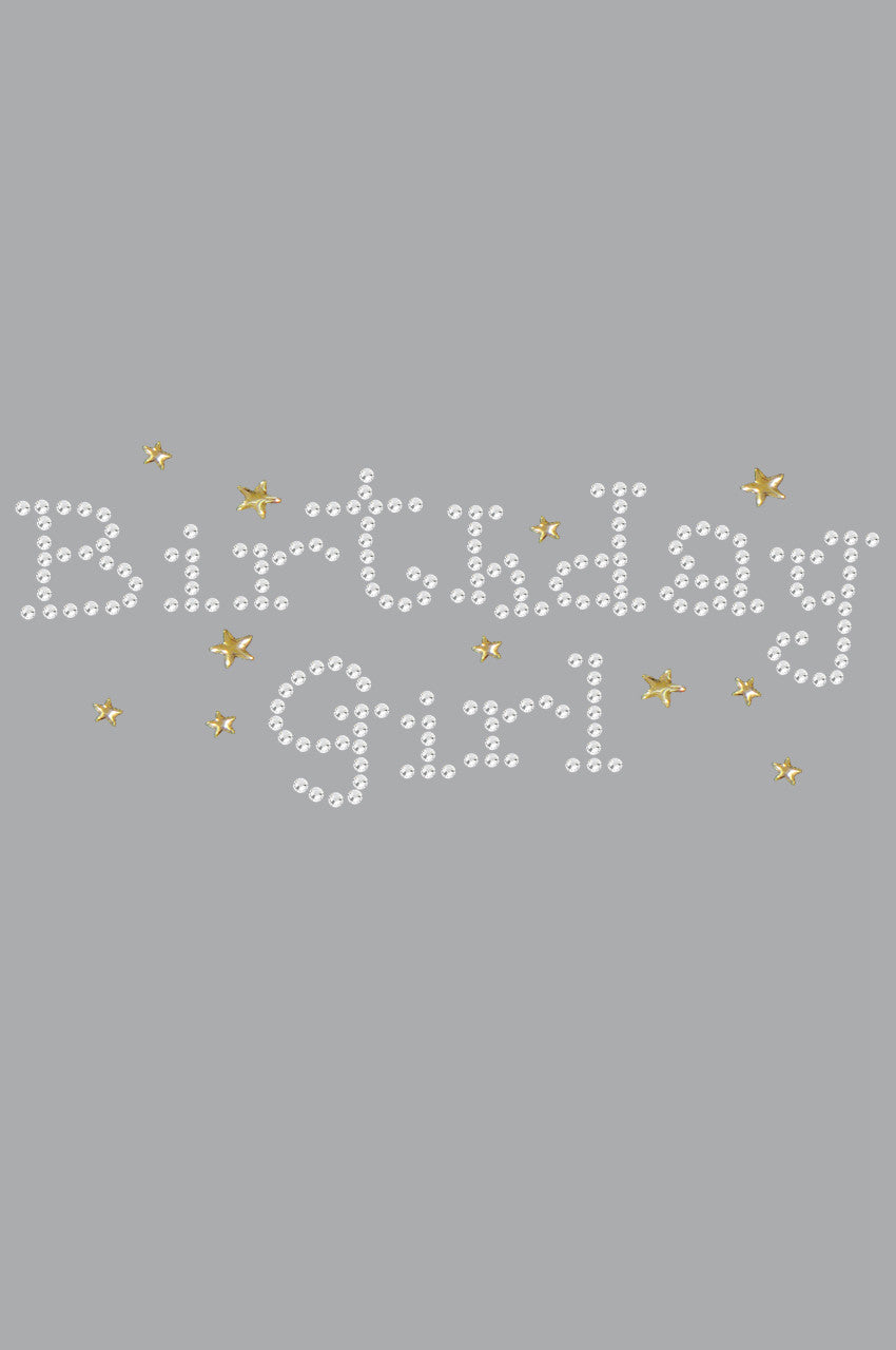Birthday Girl with Stars - Women's T-shirt
