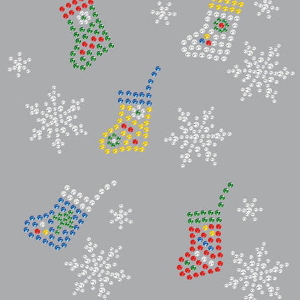 Stockings & Snowflakes - Bandana