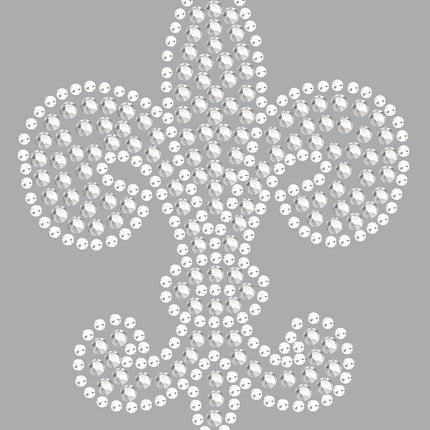 Fleur de Lis (Rhinestone & Rhinestuds) - Women's T-shirt