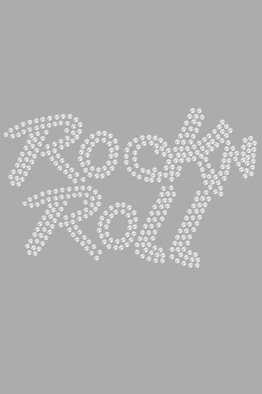 Rock n Roll (Rhinestone) - Bandanna Gray