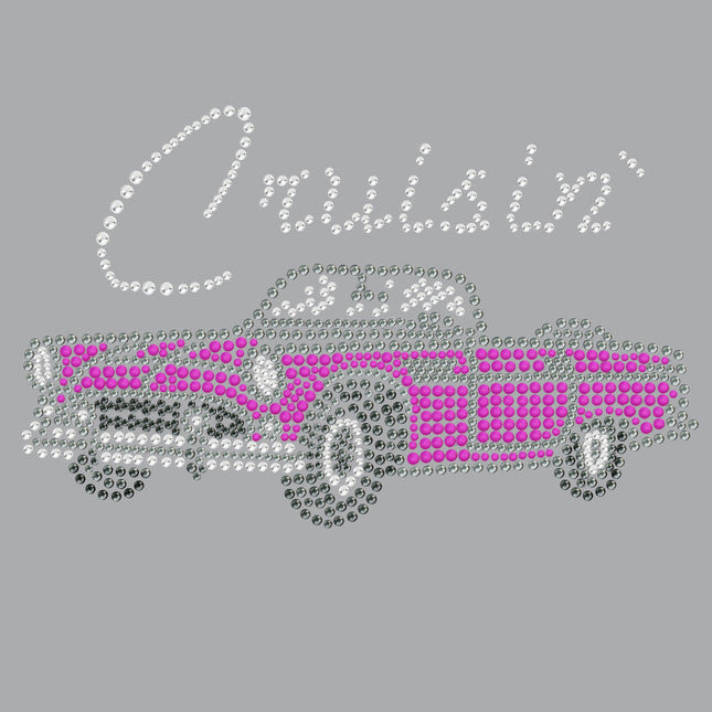 Cruisin Pink Convertible - Women's T-shirt